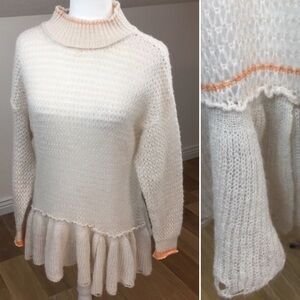 Free People Loose Knit Tunic Sweater Size XS